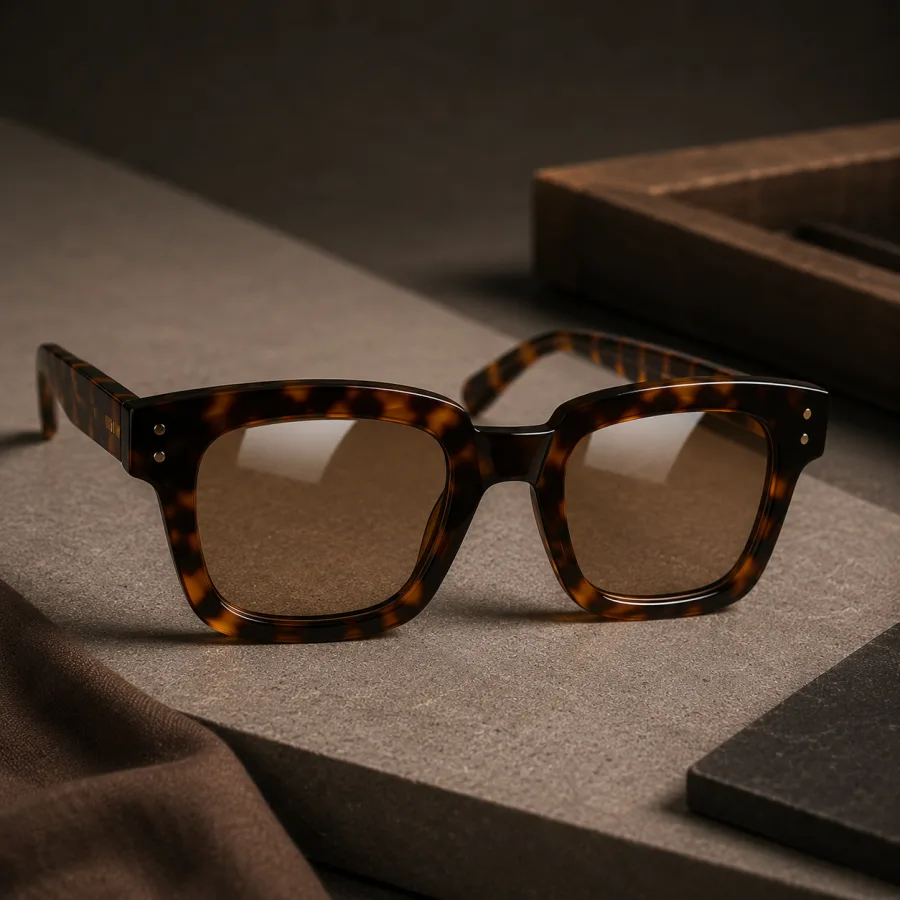 Montatura sartoriale tartarugata Officine VG