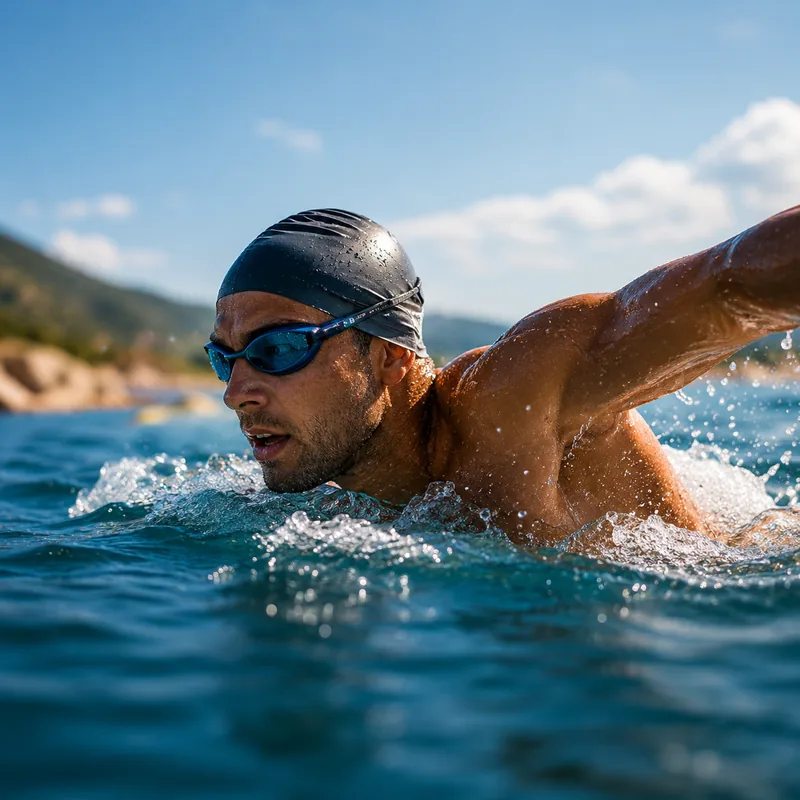Sport acquatici con occhiali sportivi